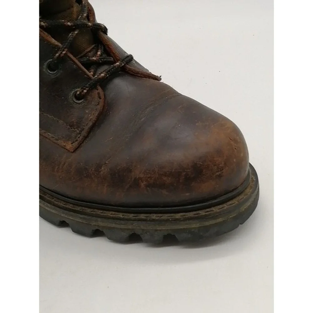 Irish Setter Boots Mens Brown 8EE Work Shoe Vibram Thinsulate Safety Toe 896
